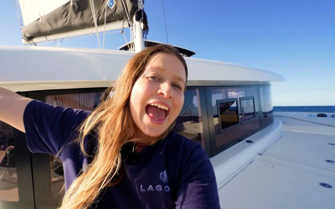 First Ever Offshore Catamaran Experience