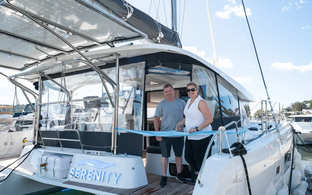 Amazing Lagoon Catamaran Handover in Sydney