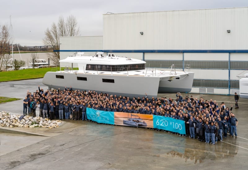The 100th Lagoon 620 has been launched
