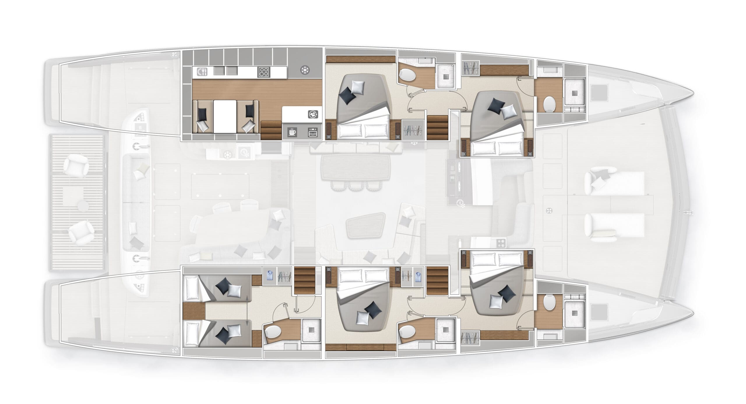 LAGOON SIXTY 7 MY - 5 CABIN 5 HEAD LAGOON SIXTY 7 MY - 5 CABIN 5 HEAD