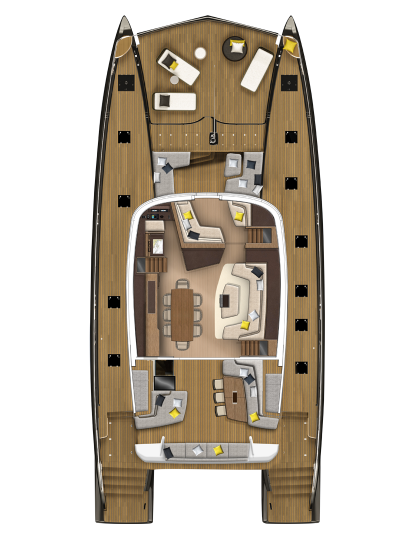 LAGOON SEVENTY 8 - GALLEY DOWN LAGOON SEVENTY 8 - GALLEY DOWN