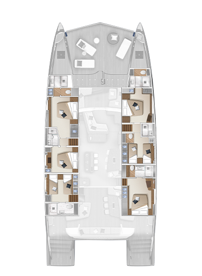 LAGOON SEVENTY 8 - 6 CABIN GALLEY UP LAGOON SEVENTY 8 - 6 CABIN GALLEY UP
