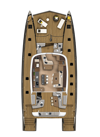 LAGOON SEVENTY 8 - GALLEY UP LAGOON SEVENTY 8 - GALLEY UP
