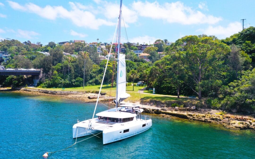 Reefing a Mainsail on a Catamaran