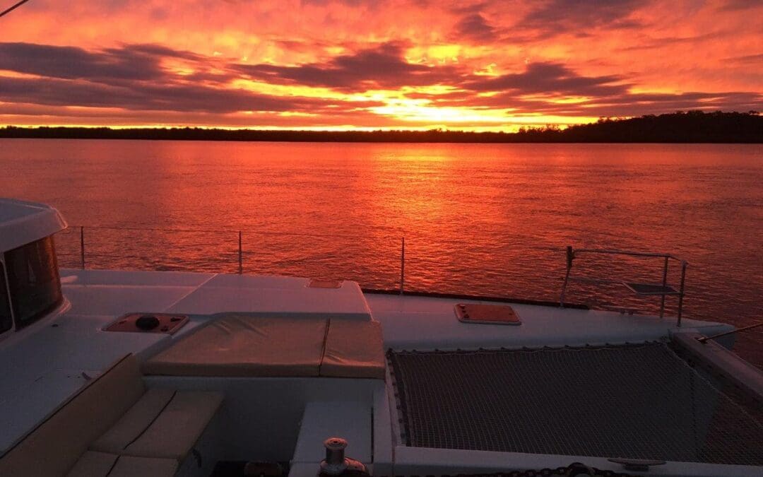 Living the dream single handed onboard 50ft Lagoon