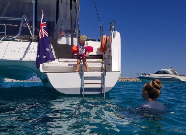 All aboard the kids!