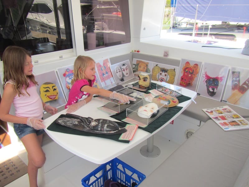 All aboard the kids!