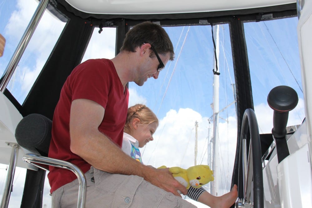 All aboard the kids!