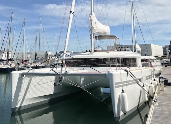 LAGOON 450F HANDOVER IN LES SABLES-D’OLONNE