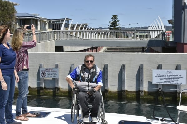 2 Lagoon 42 modified for quadriplegic sailor