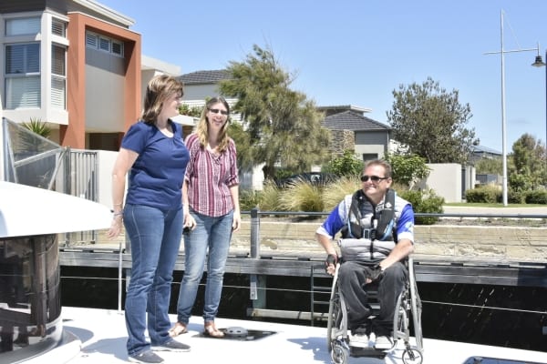 3 Lagoon 42 modified for quadriplegic sailor