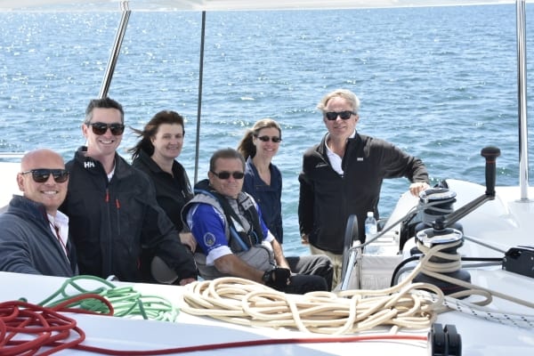 6 Lagoon 42 modified for quadriplegic sailor