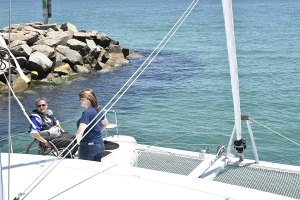 7 Lagoon 42 modified for quadriplegic sailor