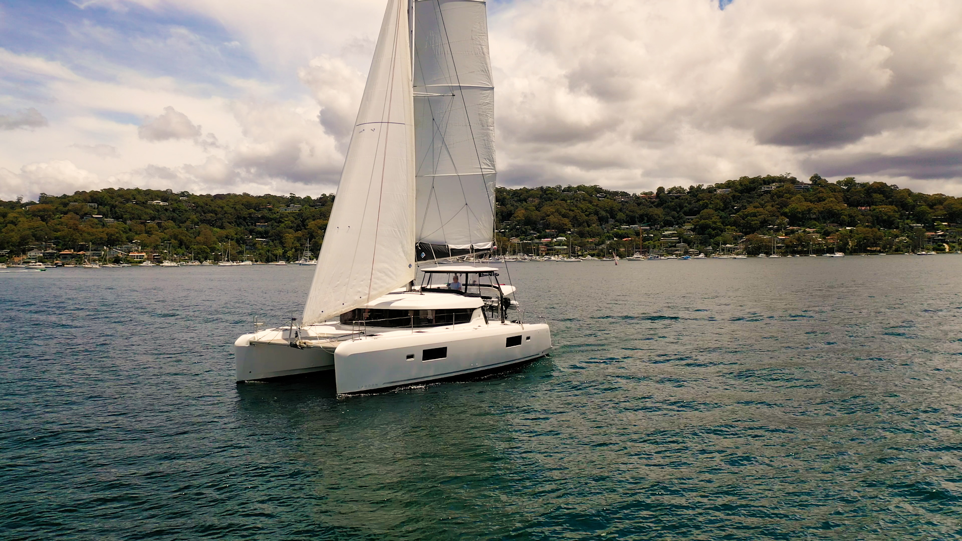 Back to Basics How to Furl or Unfurl the Jib Genoa full sails up Lagoon Catamaran Furl and Unfurl