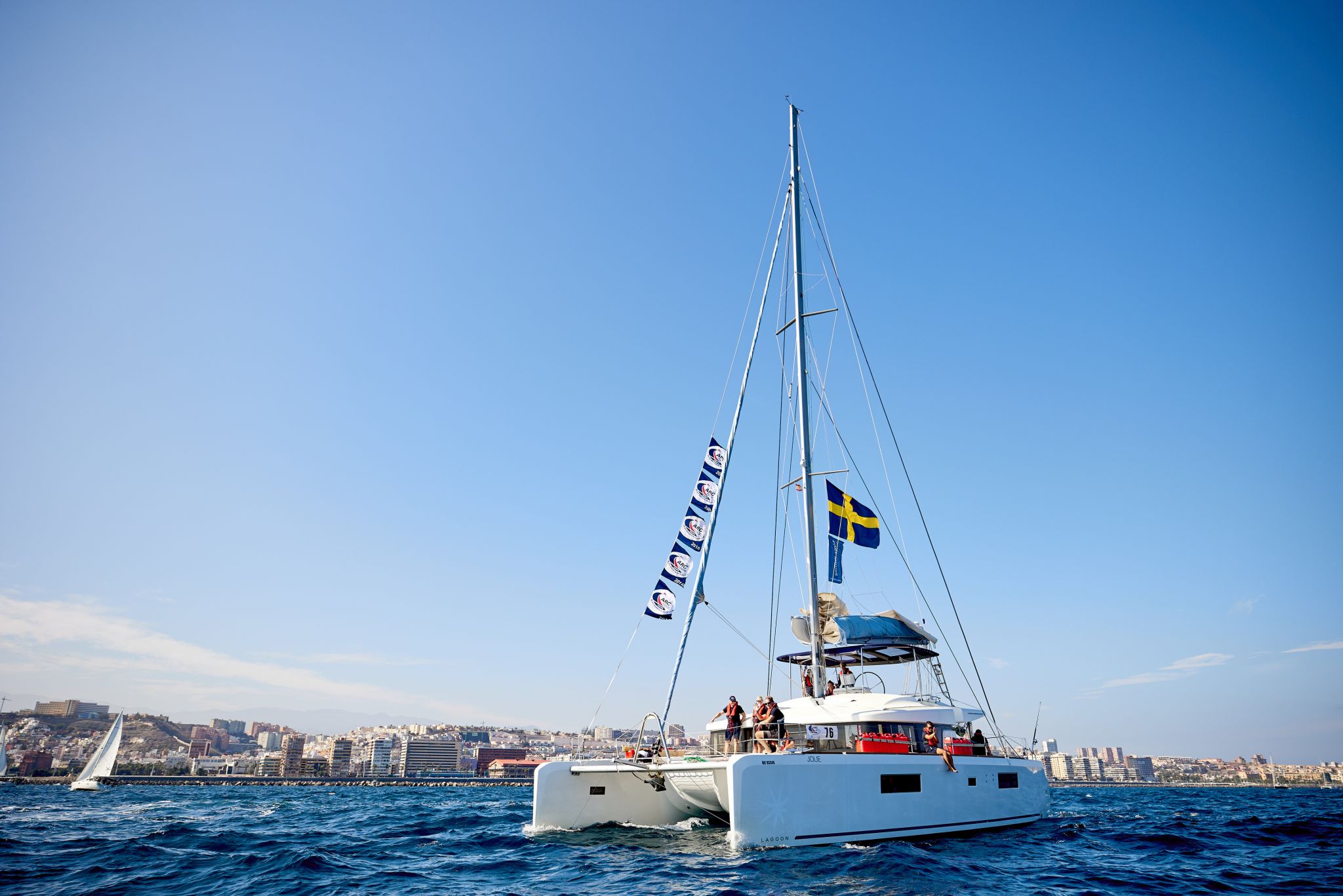 Lagoon in ARC, James Mitchell club lagoon catamaran owners waste mapping anima mundi dpi drones
