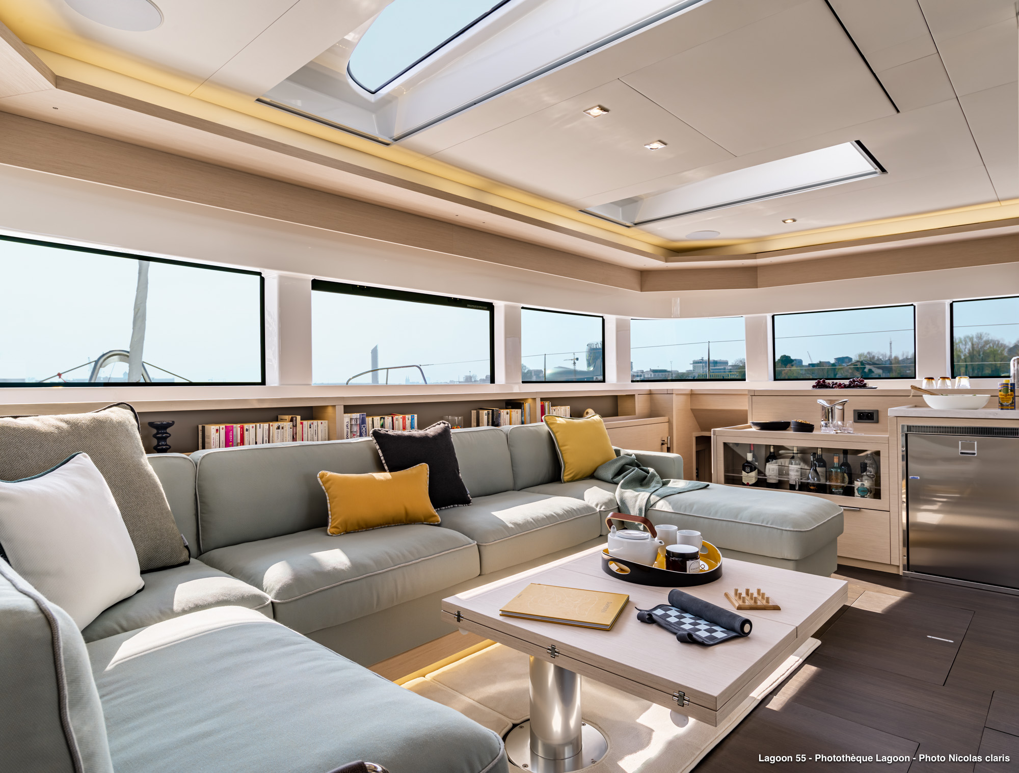 Lagoon Catamaran Storage Planning Tips: The Galley & Saloon