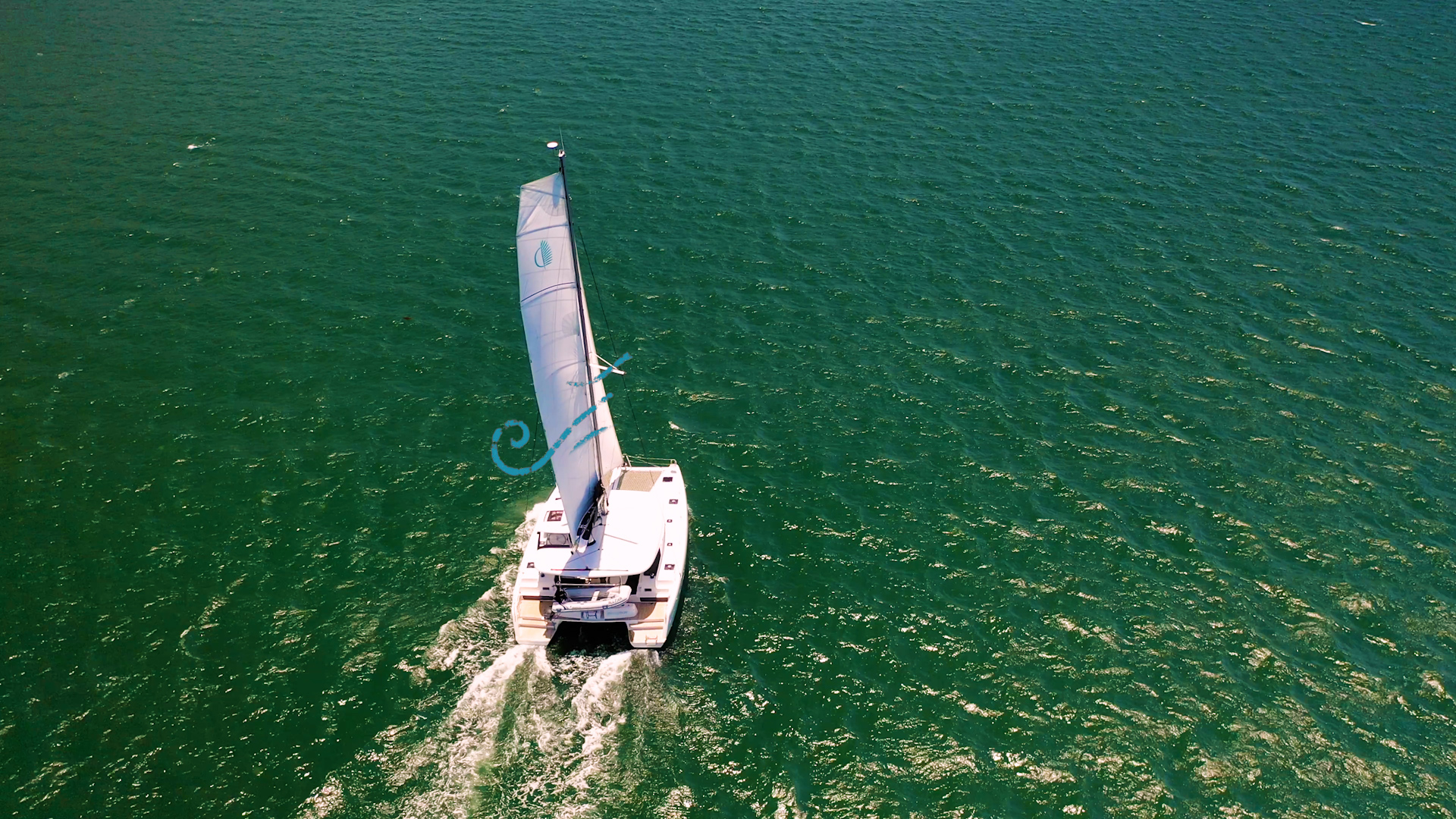 MAINSAIL Lagoon Catamaran How to use the electric winch