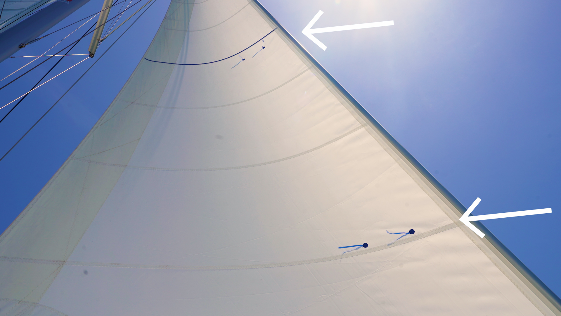 TELLTALES Lagoon Catamaran How to use the electric winch